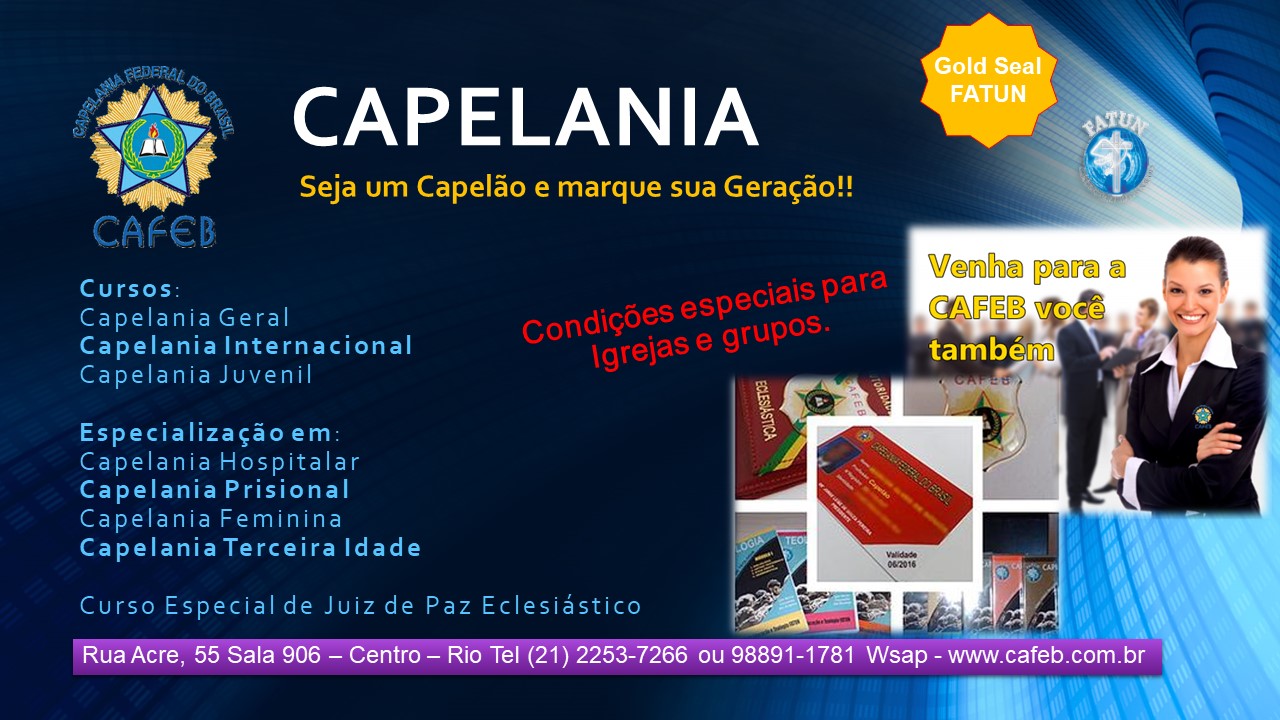 Curso de Capelania - Imagem Ilustrativa!